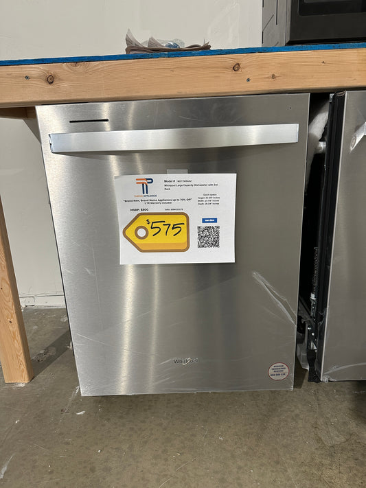 BEAUTIFUL BRAND NEW WHIRLPOOL DISHWASHER - DSW11317S WDT750SAKZ