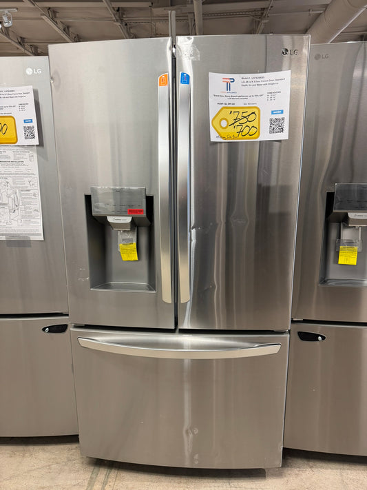 BRAND NEW LG 17.7 CU FT SMART FRENCH DOOR REFRIGERATOR MODEL: LHFS28XBS REF12457S