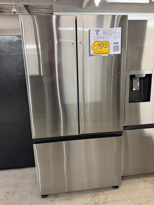 SAMSUNG SMART STANDARD DEPTH MEGA CAPACITY REFRIGERATOR MODEL: RF32CG5300SR  REF10387R