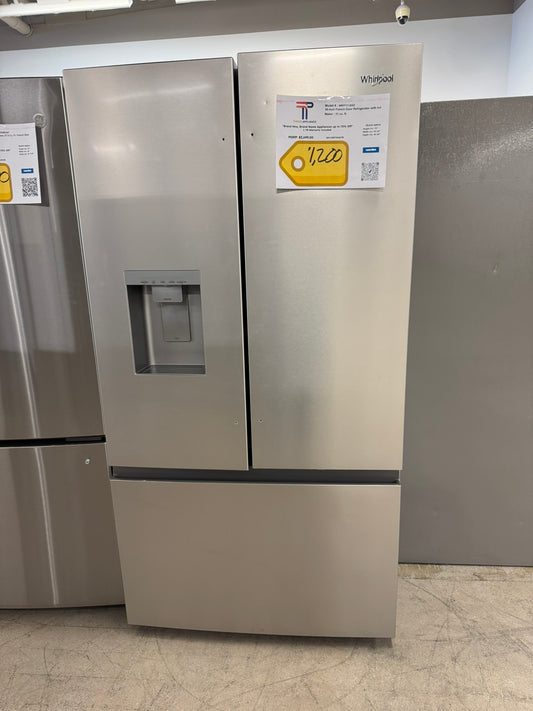 BEAUTIFUL BRAND NEW WHIRLPOOL FRENCH DOOR REFRIGERATOR MODEL: WRFF3536SZ  REF10427R