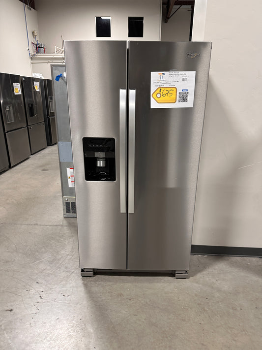 GREAT PRICE! Whirlpool 36 Side-by-Side Refrigerator MODEL: WRS315SDHZ REF13699