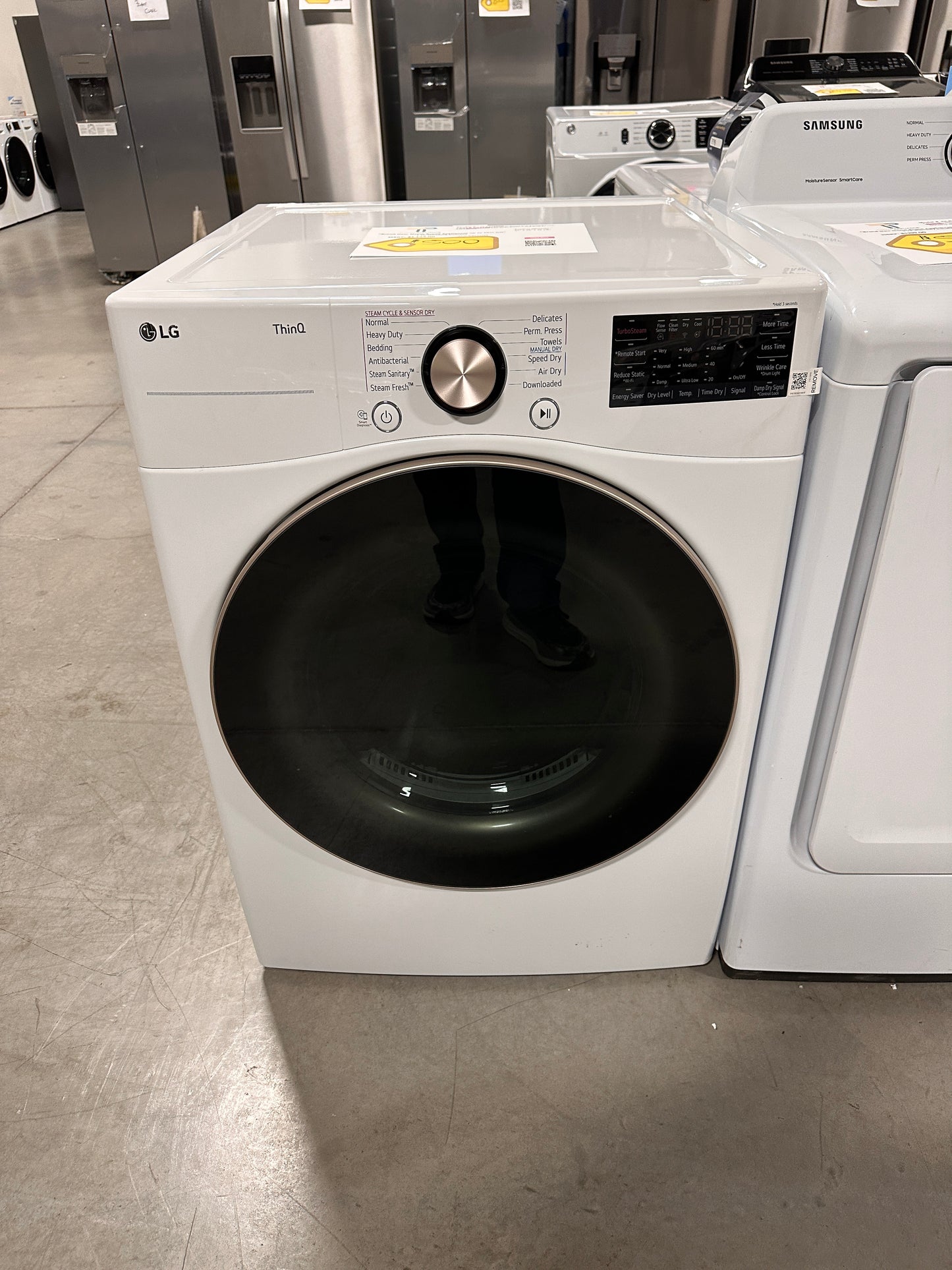 GREAT NEW LG STACKABLE SMART ELECTRIC DRYER MODEL: DLEX4000W DRY12938