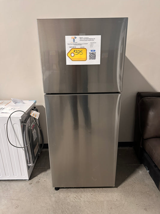 LOW PRICE! Samsung 15.6 cu. ft. Top Freezer Refrigerator MODEL: RT16A6195SR REF13730