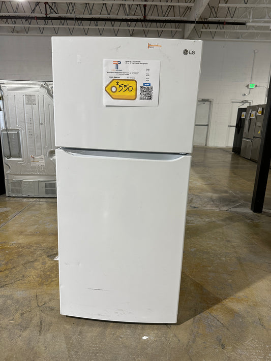 LG - 20.2 Cu. Ft. Top-Freezer Refrigerator - Model:LTCS20020W  REF12113S