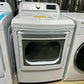 LG - 7.3 Cu. Ft. Smart Electric Dryer with Sensor Dry - White  Model:DLE7150W  DRY11433S