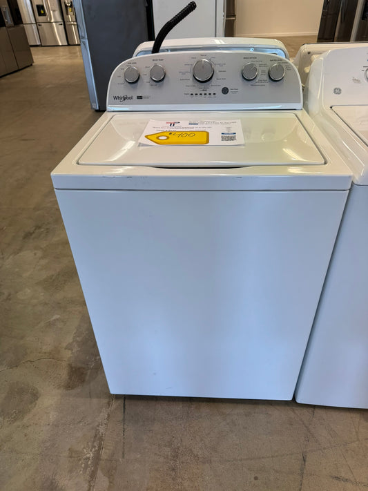 GORGEOUS! Whirlpool Top Load Washer with Removable Agitator  MODEL: WTW4957PW  WAS10352R