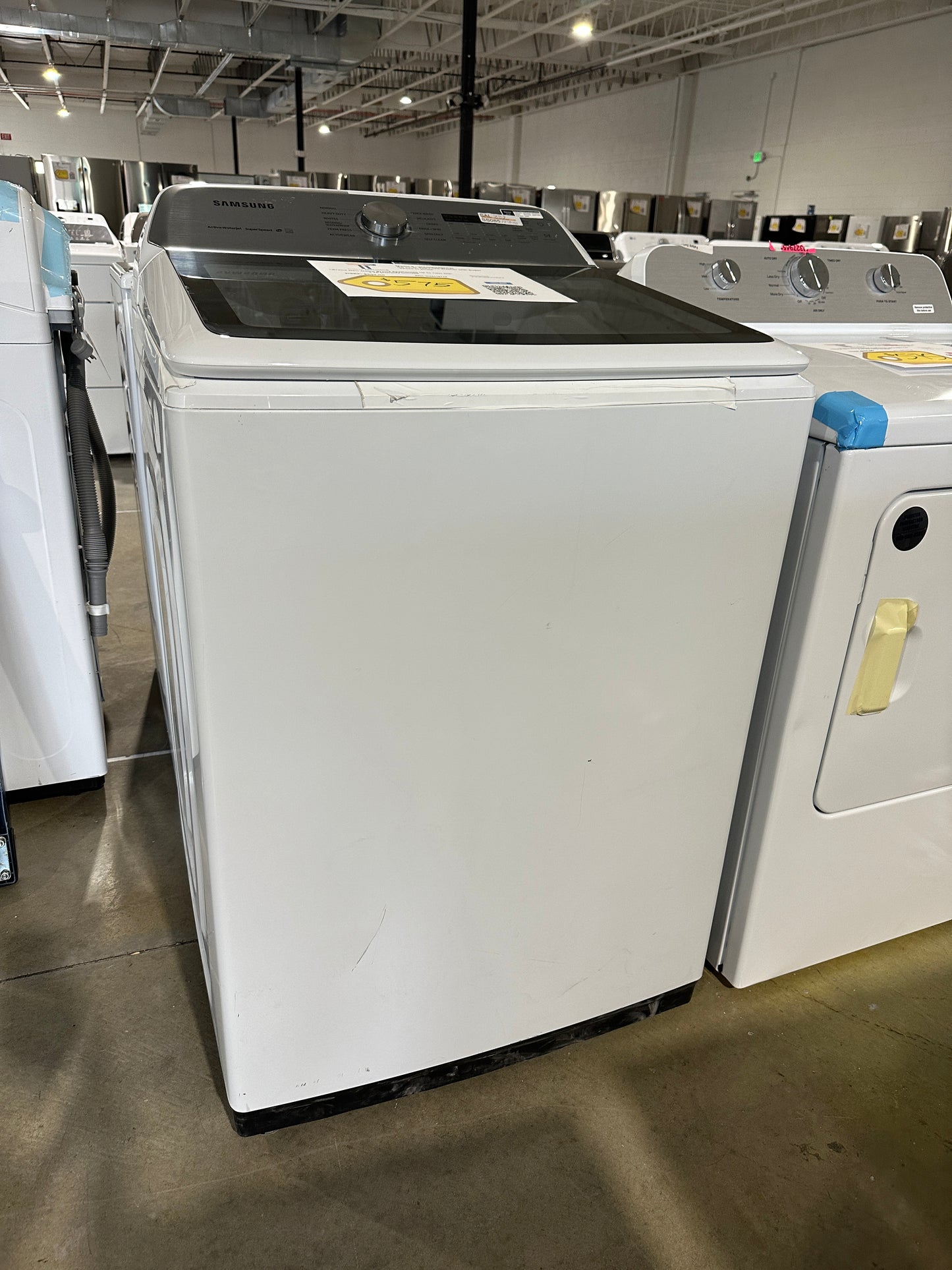 Top Load Washer with Super Speed - White  Model:WA50R5400AW  WAS11874S