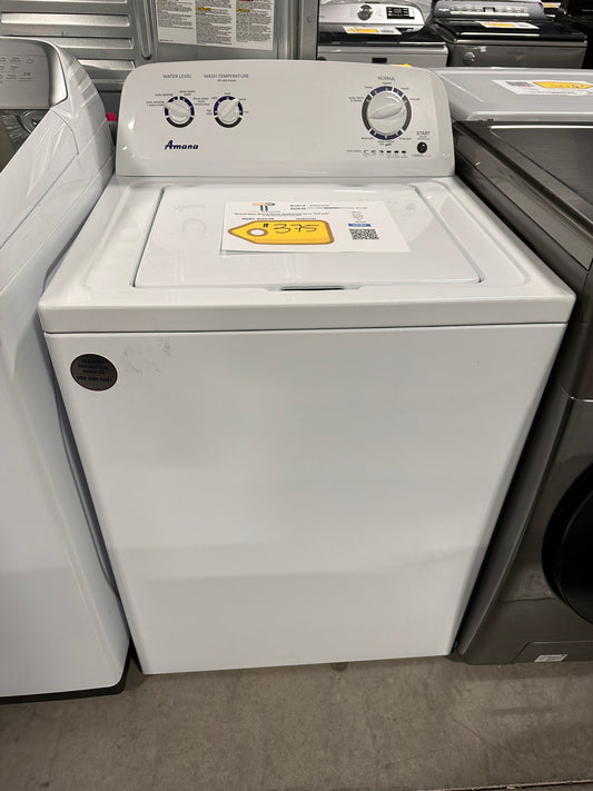 NEW! Amana 3.5 Cu. Ft. Top-Load Washer with Dual Action Agitator MODEL: NTW4516FW WAS13734