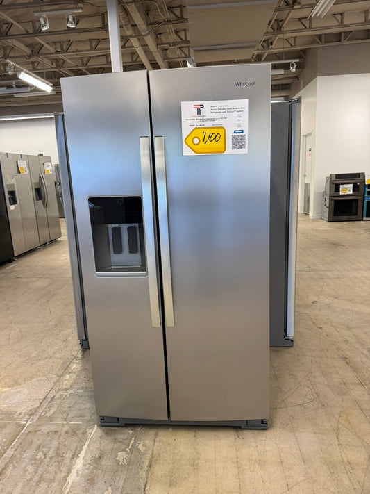 BRAND NEW WHIRLPOOL SIDE-BY-SIDE REFRIGERATOR MODEL: WRSF5536RZ  REF10445R