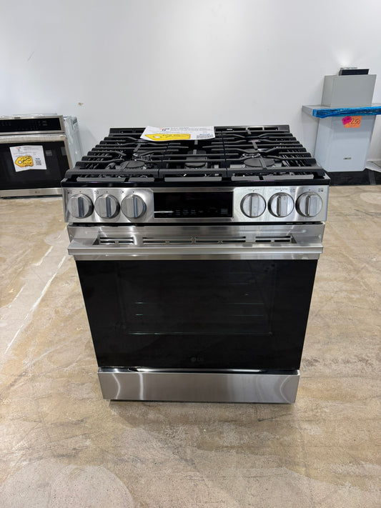 NEW LG 5.8 cu.ft. Smart Gas Slide-in Range Air Fry  MODEL: LSGL5833X  RAG10109R