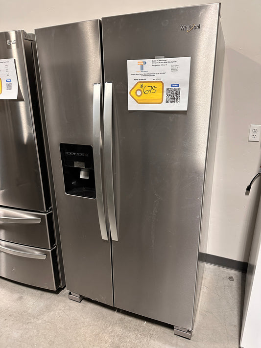 GREAT PRICE! Whirlpool 36 Side-by-Side Refrigerator MODEL: WRS315SDHZ REF13696