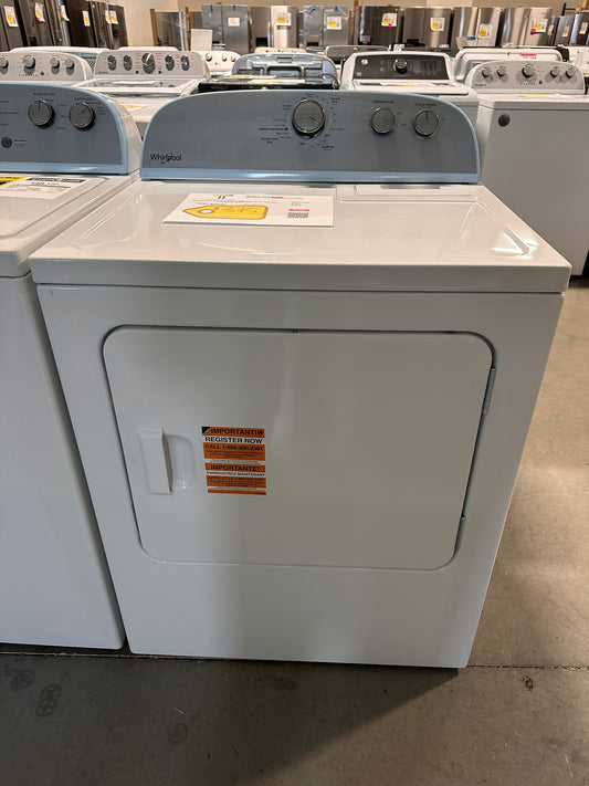 NEW! Whirlpool - 7.0 Cu. Ft. 14-Cycle Electric Dryer - White MODEL: WED4815EW DRY12959