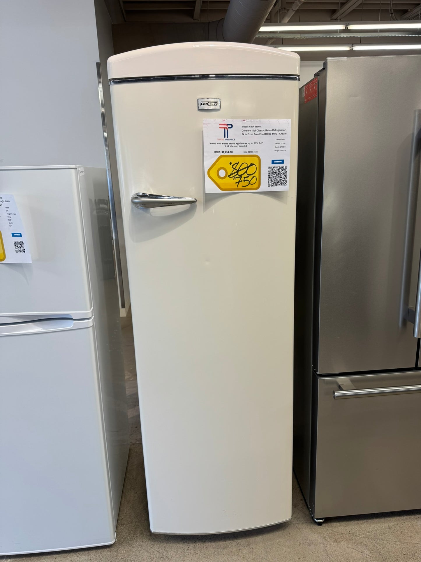 Equator Advanced Appliances 11.12-cu ft Freezerless Refrigerator  MODEL: RR 1100 C  REF10456R