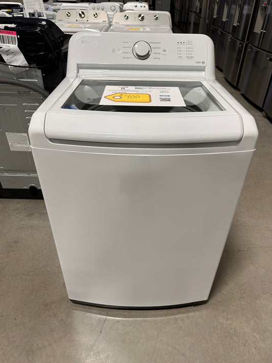LG 4.1 Cu. Ft. Top Load Washer with 4-Way Agitator MODEL: WT6105CW WAS13791