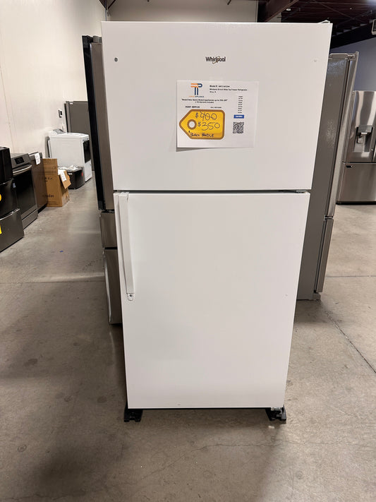 GREAT PRICE! Whirlpool - 18.2 Cu. Ft. Top-Freezer Refrigerator - White MODEL: WRT318FZDW REF13680