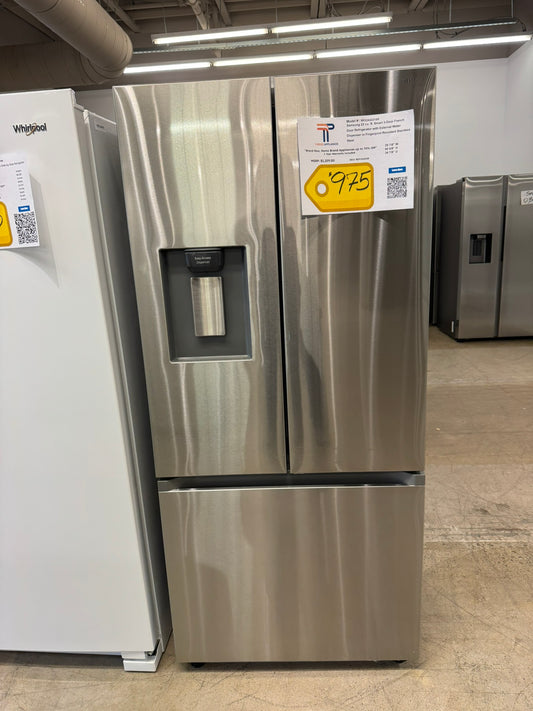 Samsung 22 Cu. Ft. Stainless Steel French Door Refrigerator  MODEL: RF22A4221SR  REF10453R