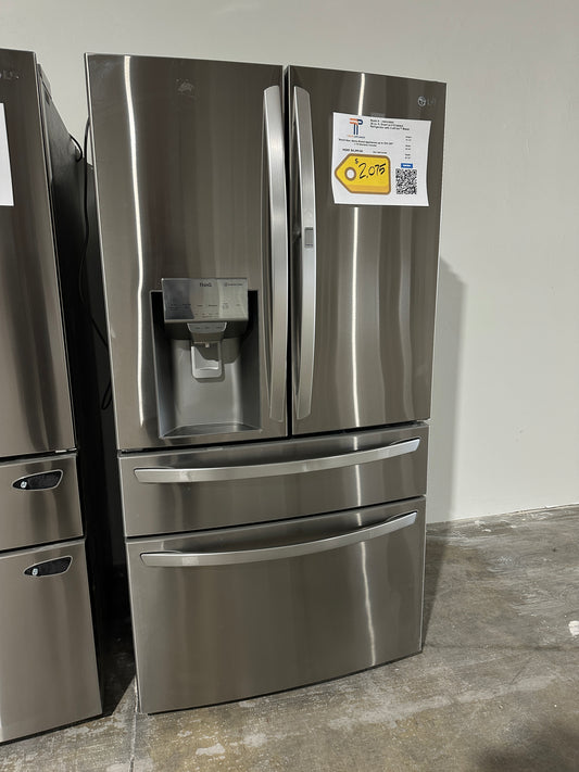 GORGEOUS NEW 4-DOOR LG REFRIGERATOR 29.5 CU FT - REF11552S LRMDS3006S