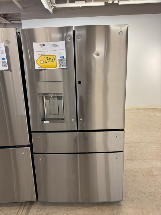 GE Profile 27.9 Cu. Ft. Smart 4-Door French Door Refrigerator with Door In Door  MODEL: PVD28BYNFS  REF10425R