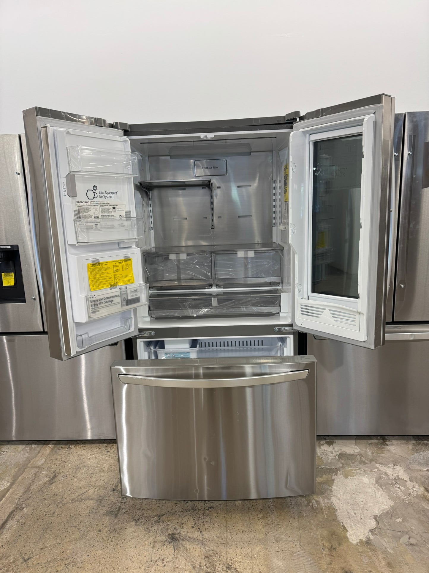 SALE! 4-Door French Door Smart Refrigerator with Smart Cooling System -Model:LMXS28626S  ref11452s