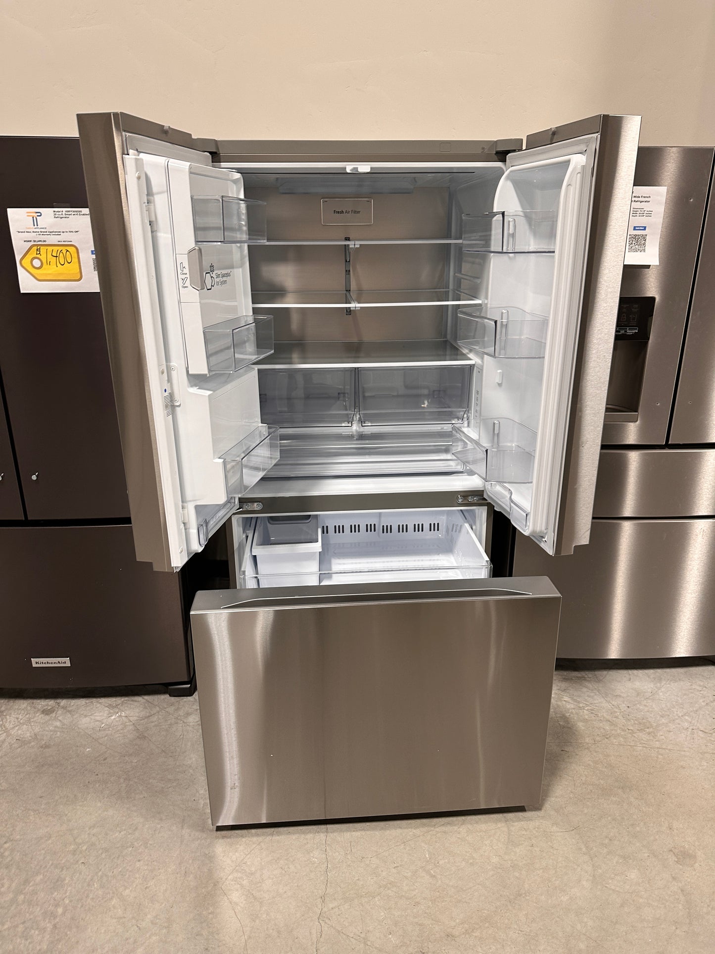 GREAT NEW LG CRAFT ICE MAKING REFRIGERATOR MODEL: LL31H6530S  REF13776
