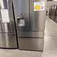 NEW! Hisense 25.6 Cu.Ft. Standard Depth 4 Door French Door Smart Refrigerator  MODEL: HRM260N6TSE  REF13761
