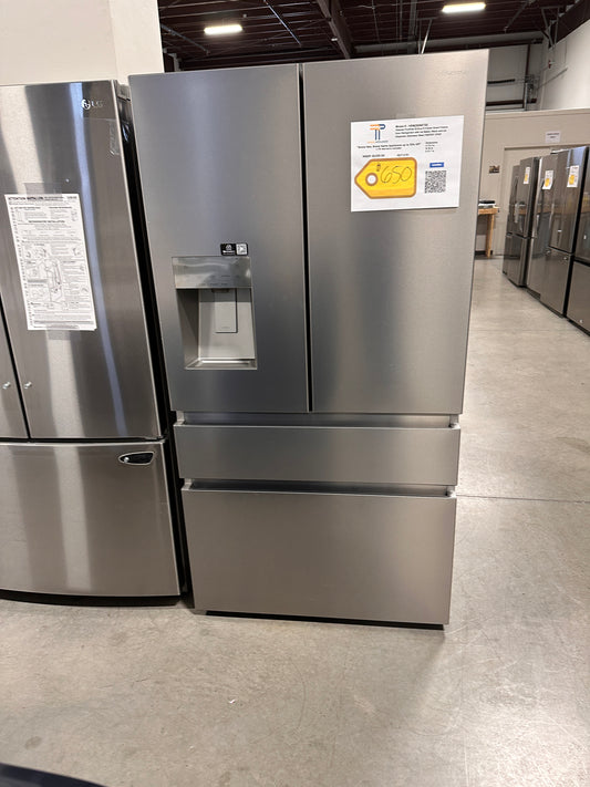 NEW! Hisense 25.6 Cu.Ft. Standard Depth 4 Door French Door Smart Refrigerator  MODEL: HRM260N6TSE  REF13761