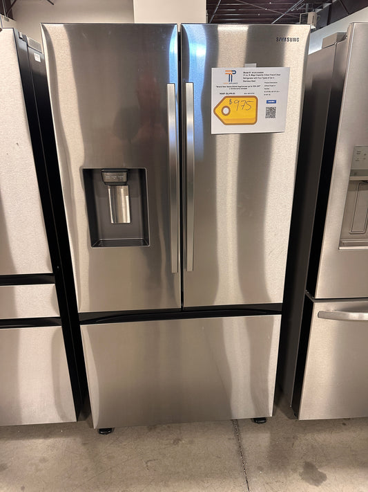 NEW! Samsung 31 cu ft Mega Capacity French Door Refrigerator  MODEL: RF32CG5400SR  REF13716