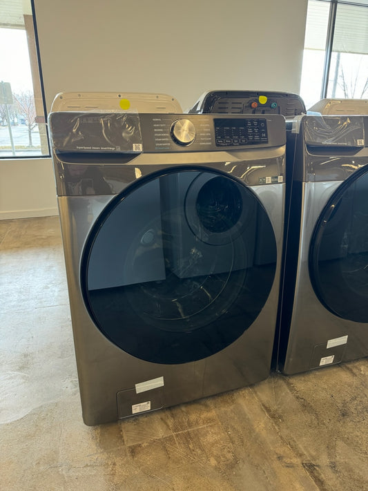 GORGEOUS SAMSUNG STACKABLE SMART FRONT LOAD WASHER MODEL: WF45B6300AP/US  WAS10013R