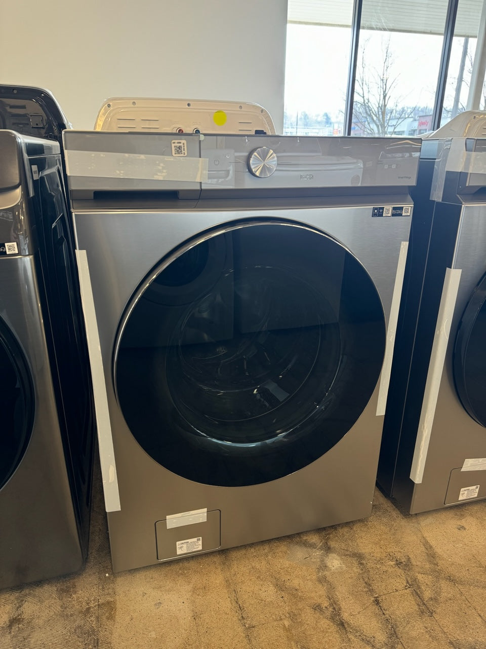 STACKABLE SMART SAMSUNG BESPOKE FRONT LOAD WASHER MODEL: WF53BB8900ATUS  WAS10011R