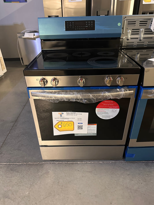 GORGEOUS NEW FRIGIDAIRE GALLERY ELECTRIC RANGE MODEL: GCRE3060BF  RAG11994