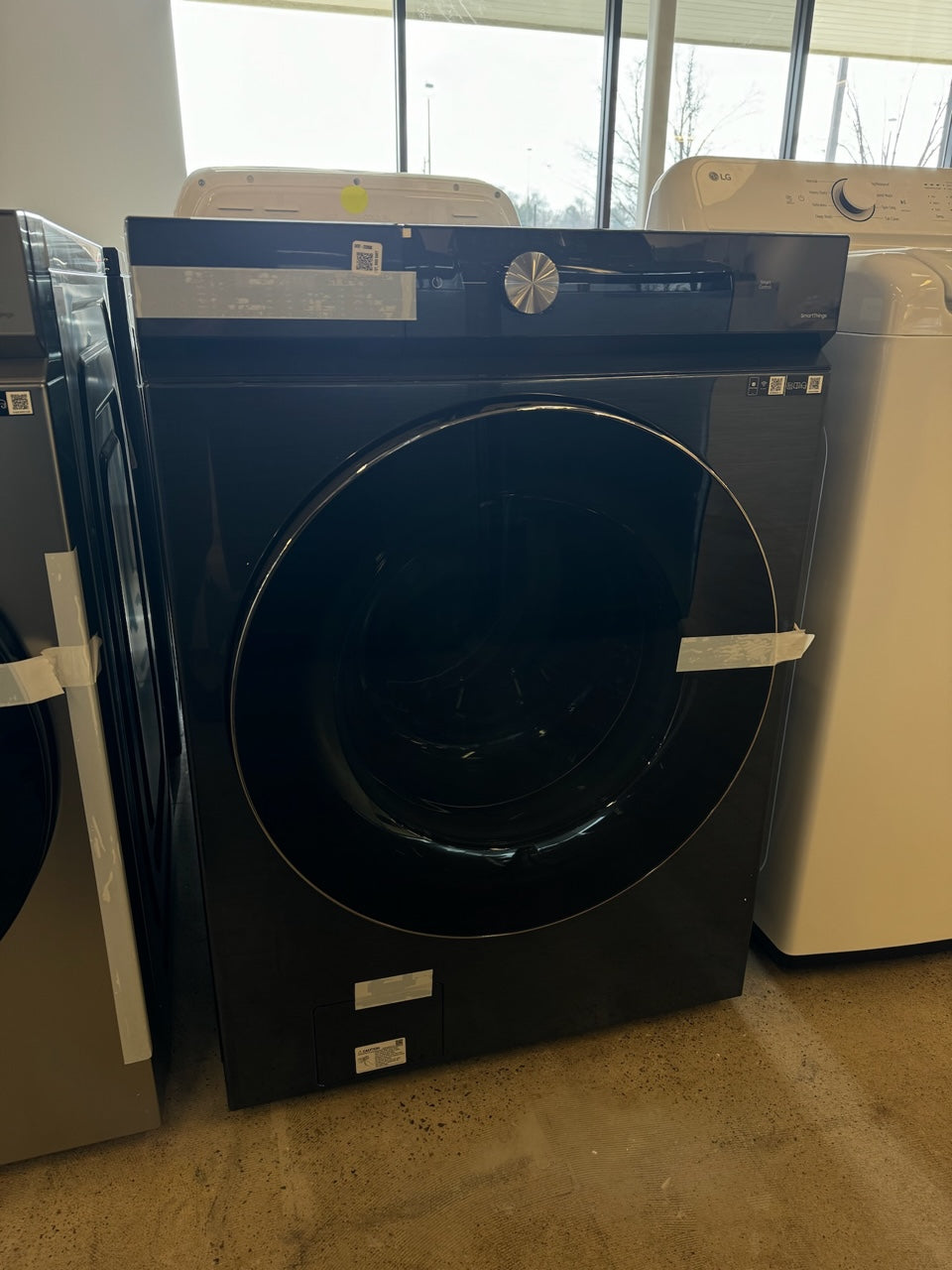 AI QUADWASH CAPABLE SAMSUNG STACKABLE SMART FRONT LOAD WASHER MODEL: WF53BB8900ADUS  WAS10001R