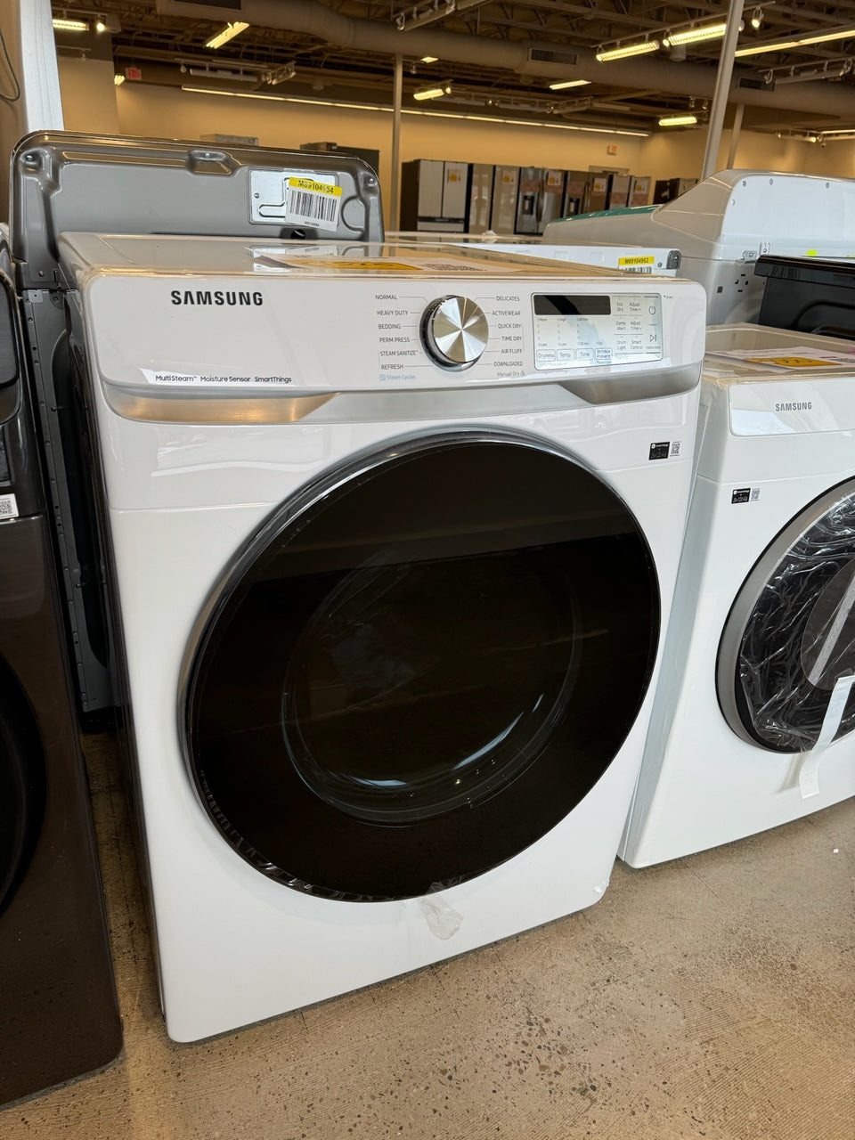 NEW SAMSUNG SMART STACKABLE ELECTRIC DRYER MODEL: DVE45B6300W/A3  DRY10008R