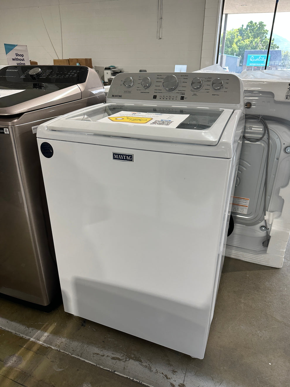 GREAT NEW MAYTAG TOP LOAD WASHING MACHINE Model:MVW5430MW WAS11908S ...
