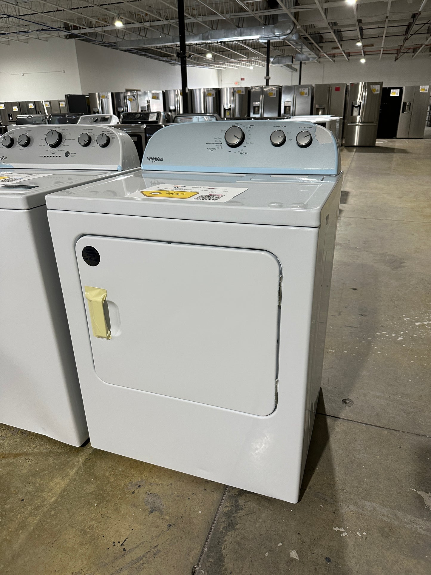 NEW WHIRLPOOL ELECTRIC DRYER Model:WED4985EW  DRY11752S