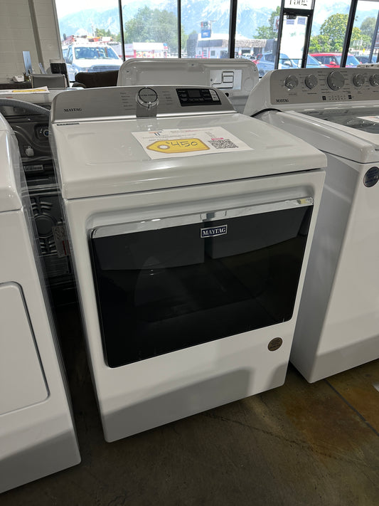 Maytag - 7.4 Cu. Ft. Smart Electric Dryer with Extra Power Button - Model:MED6230HW  DRY11762S