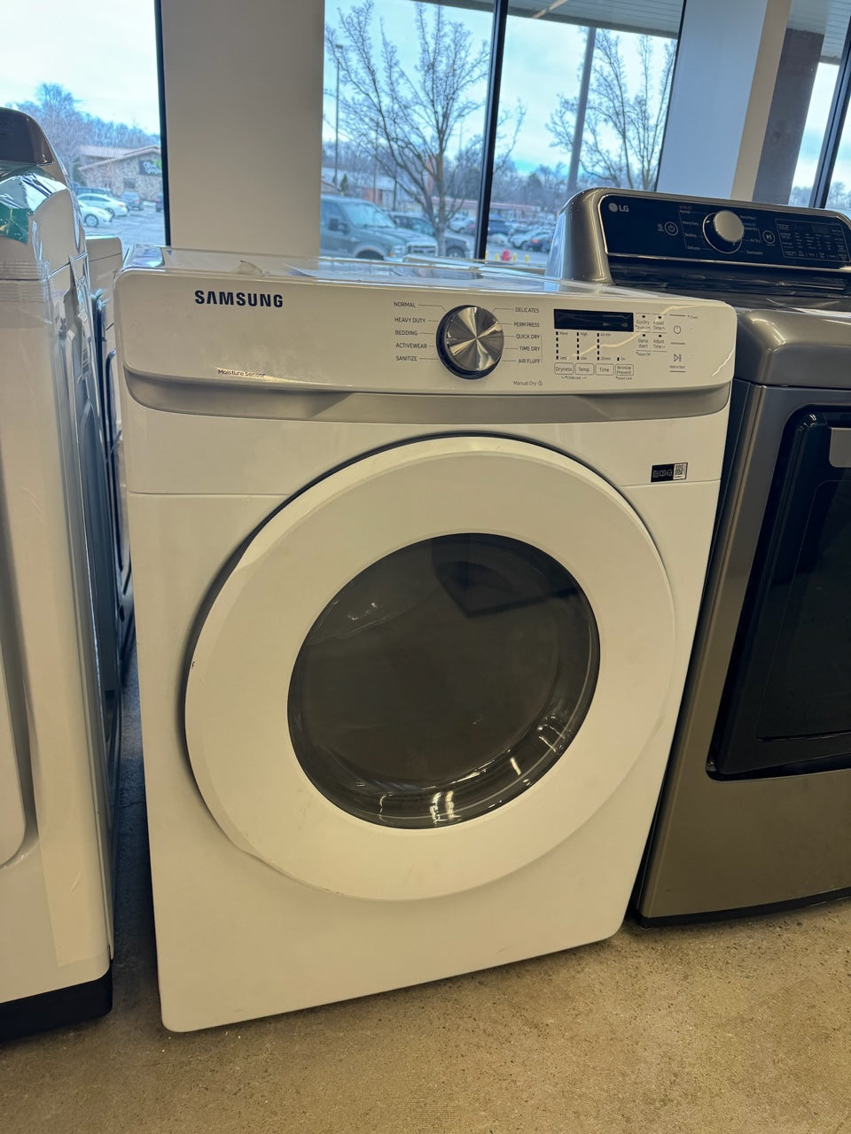 Stackable Electric Dryer with Sensor Dry - White  MODEL: DVE45T6000W  DRY10013R