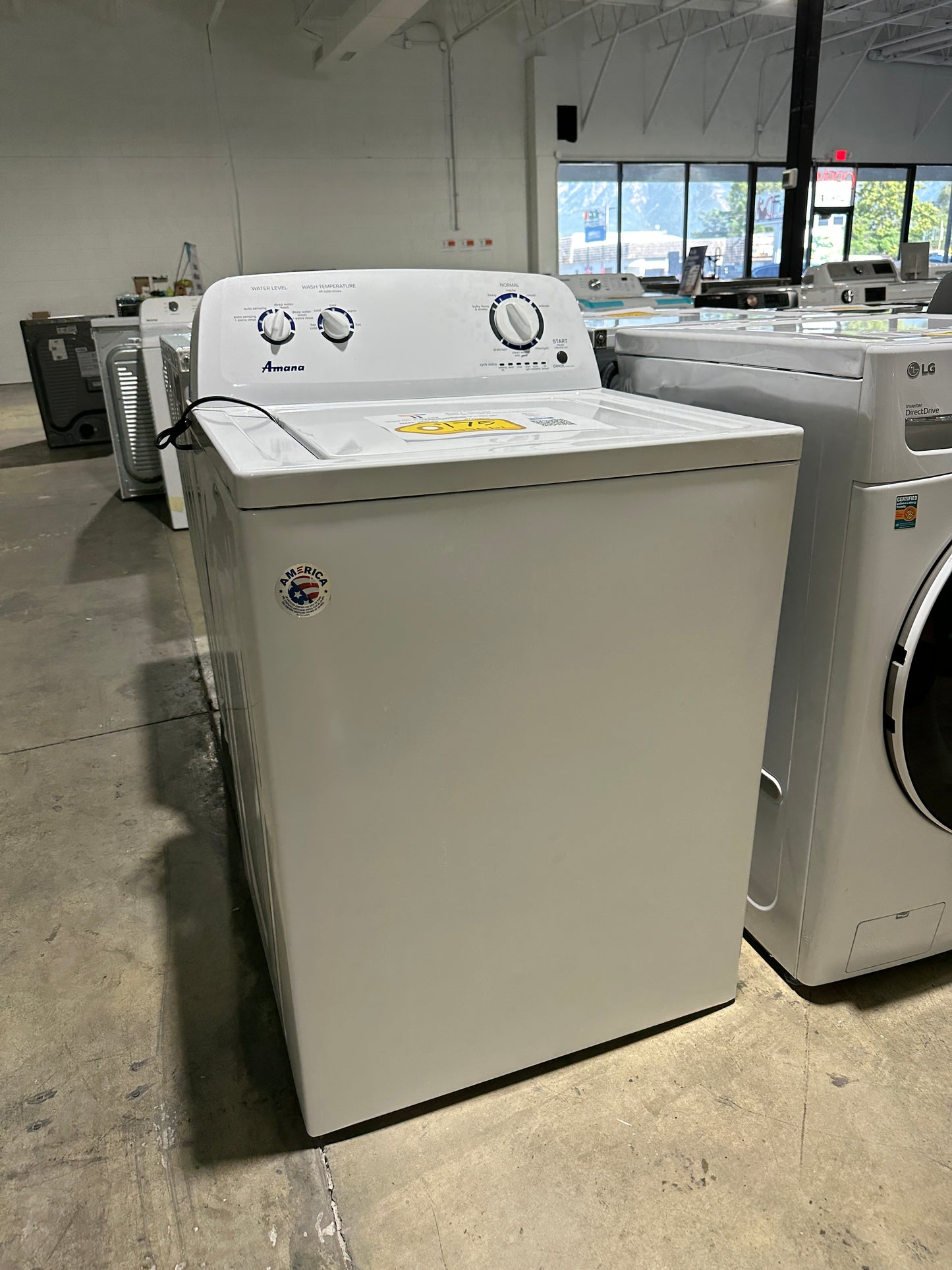 USED TOP LOAD WASHER WITH AGITATOR Model:NTW4516FW  WAS11899S