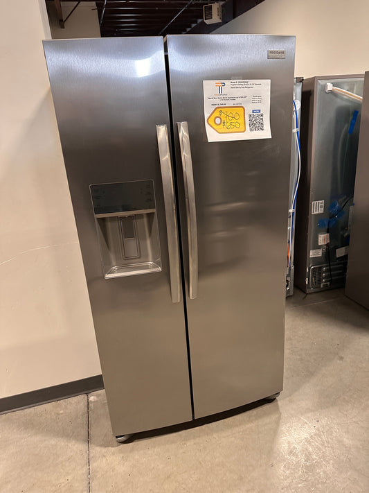 Frigidaire - Gallery 25.6 Cu. Ft. Side-by-Side Refrigerator - Stainless Steel  MODEL: GRSS2652AF  REF13751