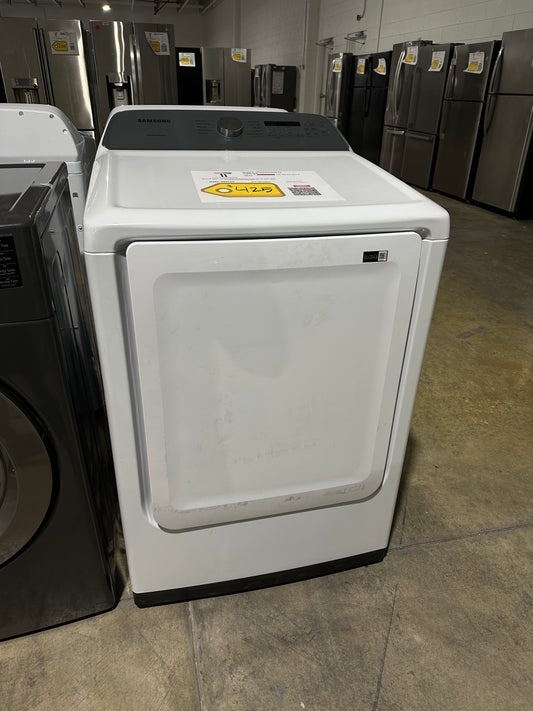 NEW SAMSUNG ELECTRIC DRYER with 10 CYCLES Model:DVE50R5200W/A3  DRY11807S