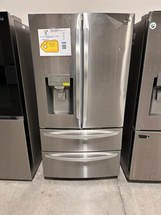 DISCOUNTED GORGEOUS LG 4-DOOR FRENCH DOOR REFRIGERATOR MODEL: LMXS28626S REF13352