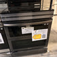 BEAUTIFUL DOUBLE OVEN SAMSUNG ELECTRIC RANGE MODEL: NE63A6751SG  RAG12007