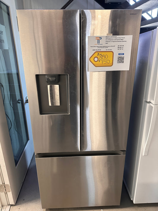 Samsung 22 Cu. Ft. French Door Refrigerator  MODEL: RF22A4221SR  REF13803