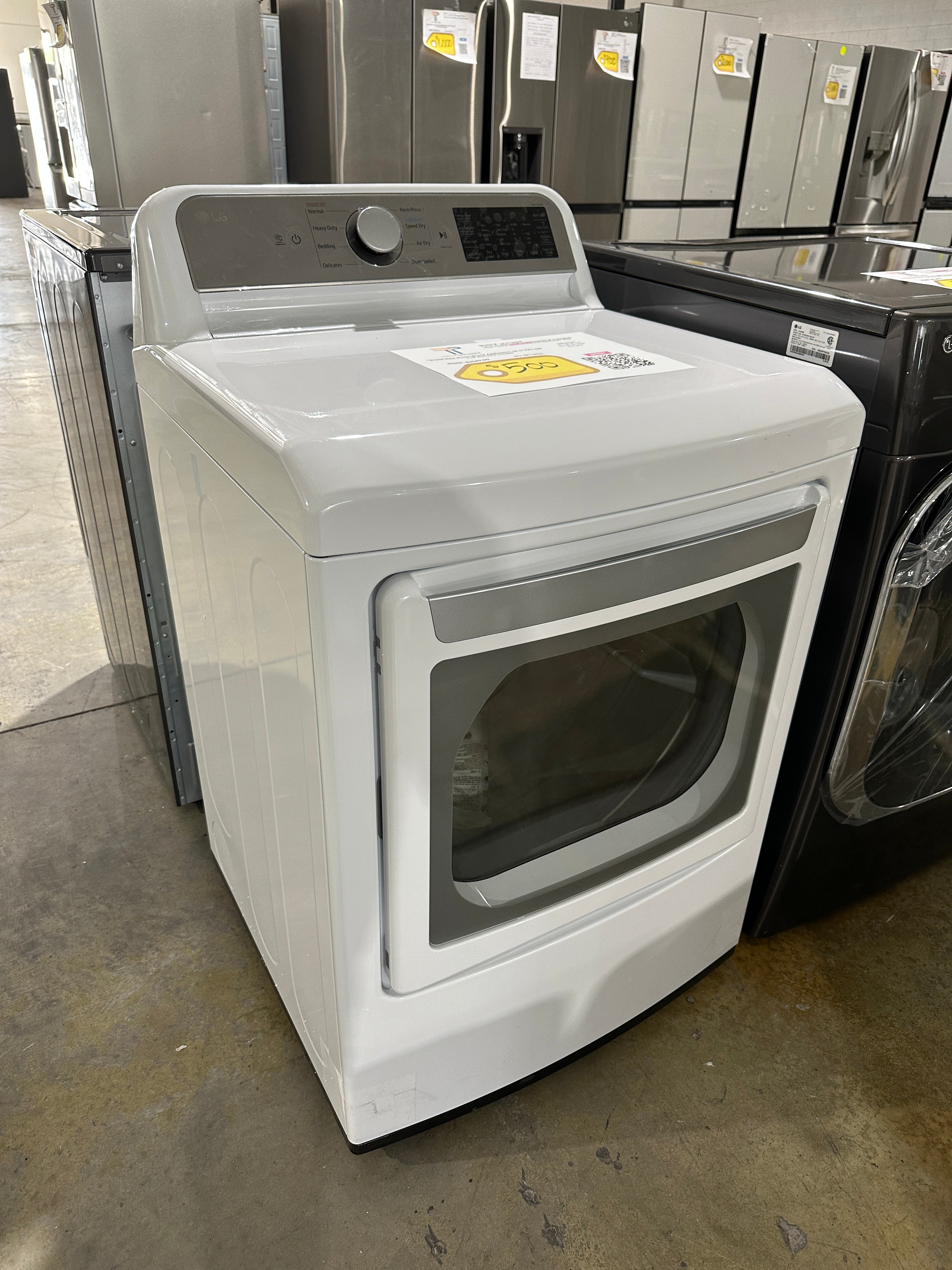 EASYLOAD DOOR SMART LG ELECTRIC DRYER MODEL: DLE7400WE DRY11855S ...