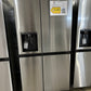 PLATINUM SILVER LG SIDE BY SIDE REFRIGERATOR MODEL: LHSXS2706S  REF12219S