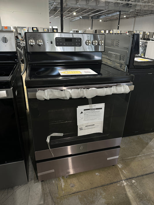 NEW ELECTRIC RANGE - GE SELF CLEANING RANGE - MODEL: JB655YKFS  RAG11516S