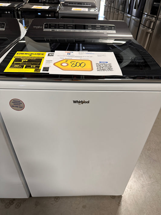 WHIRLPOOL WASHER WITH REMOVABLE AGITATOR - WAS12985 WTW8127LW
