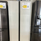 WHITE GLASS SAMSUNG BESPOKE SIDE BY SIDE REFRIGERATOR MODEL: RS28CB760012  REF12191S