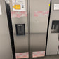 SLEEK! Samsung 27.4 cu ft Side by Side Refrigerator  MODEL: RS27T5200SR  REF13825