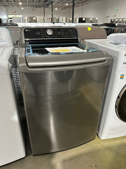 GORGEOUS GRAPHITE STEEL LG TOP LOAD WASHER MODEL: WT7400CV  WAS11995S