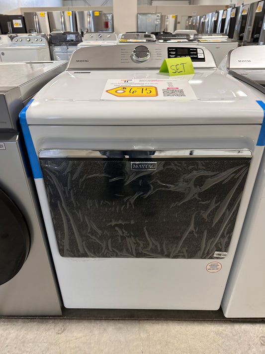 Maytag SMART Capable 7.4-cu ft Smart Electric Dryer (White)  Model #MED6230HW  DRY12319